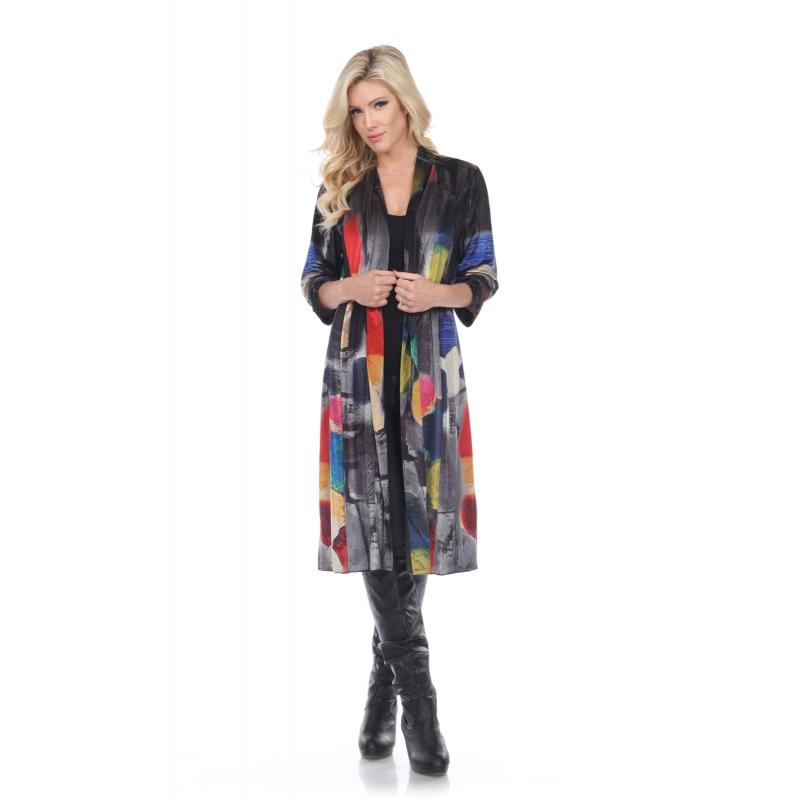TRC-M686 MULTI-BEIGE CARDIGAN main image 1